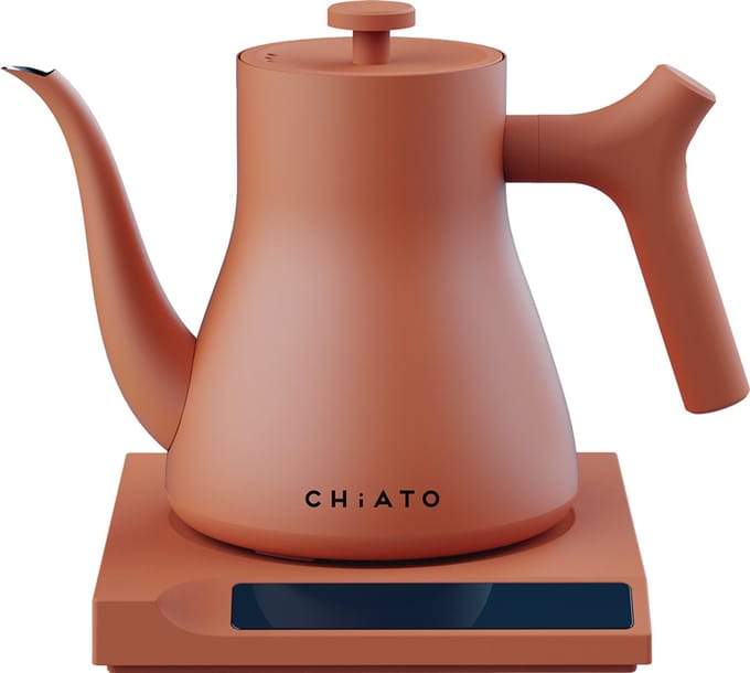 CHiATO flowPLAY Classic Elektrische waterkoker, 0,6 l - Terracotta