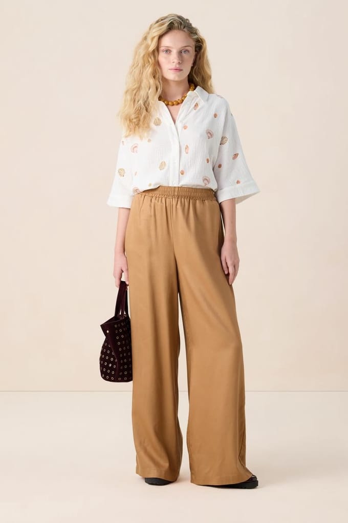 Sissy-Boy - Bruine wide leg broek