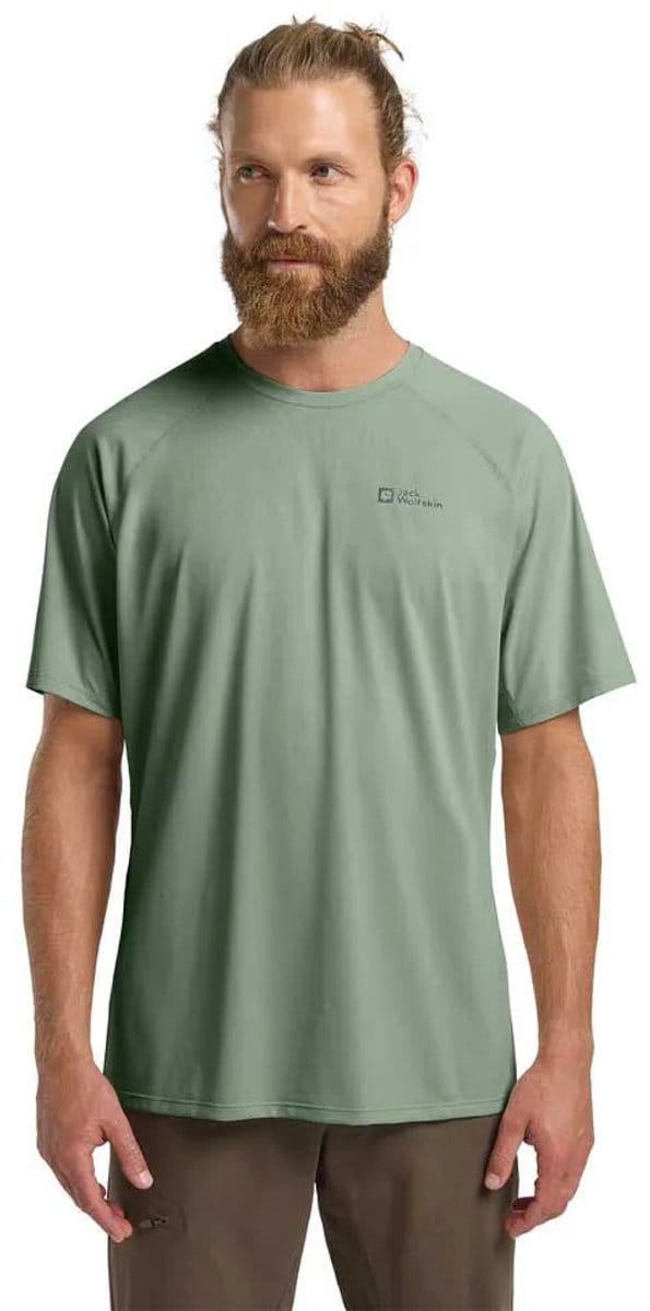 Jack Wolfskin Prelight Swift T-shirt Met Korte Mouwen Groen M Man