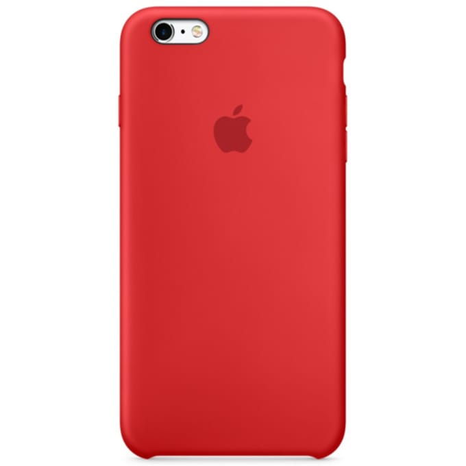 Silicone Backcover voor de Apple iPhone 6(s) Plus - Red