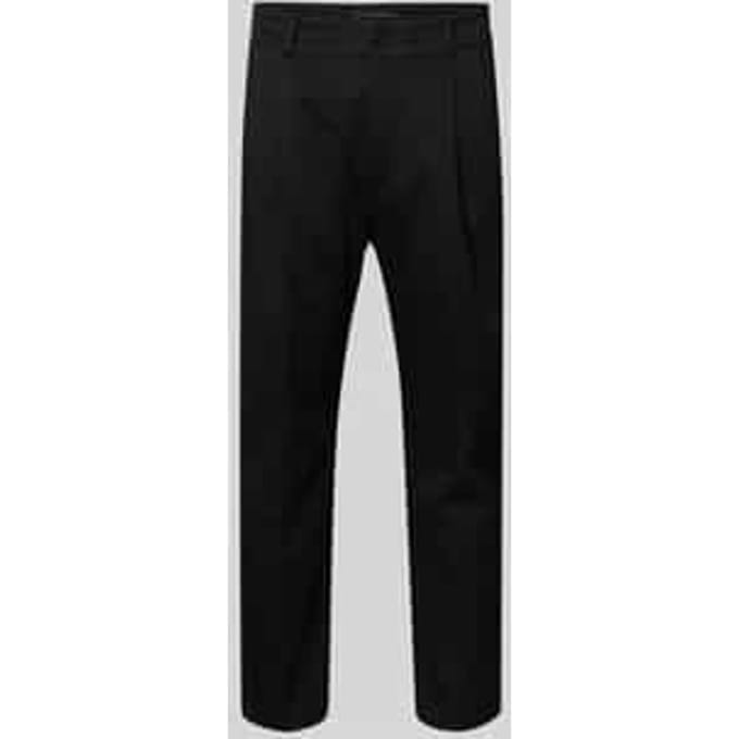 Stoffen broek met persplooien model 'chasy'