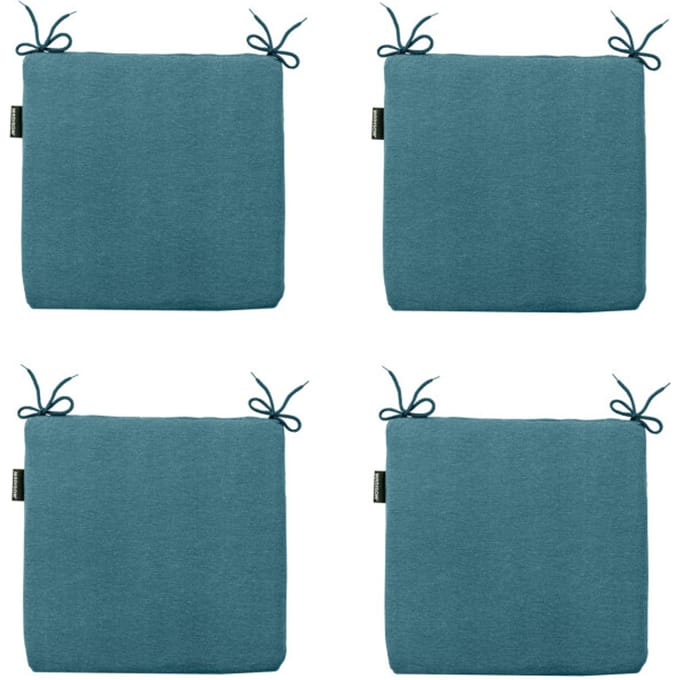 Madison - Zitkussen Panama sea blue - Ca. 40x40 cm - Set van 4