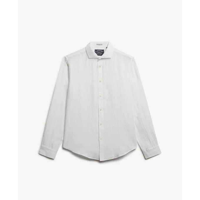 Linnen overhemd met lange mouwen Superdry Riviera