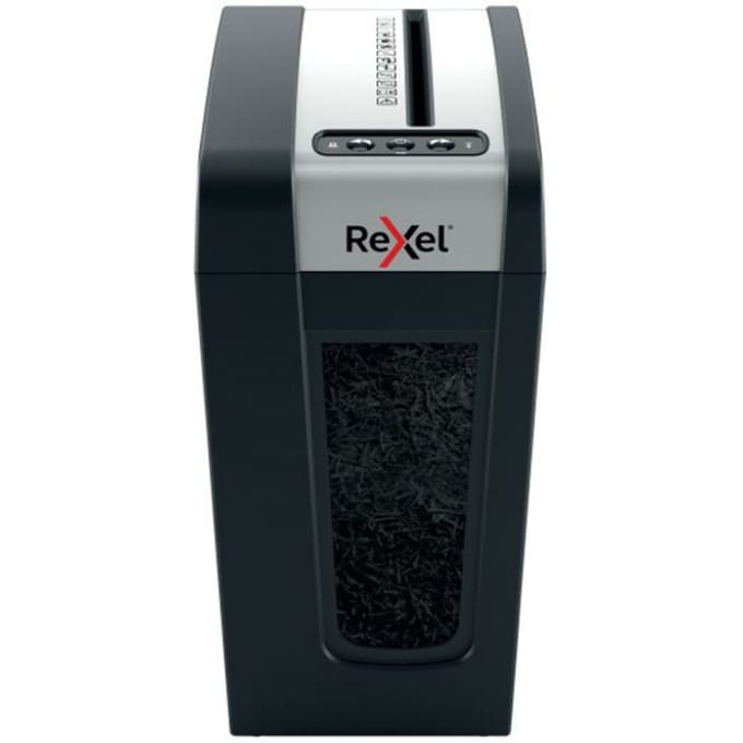 Rexel MC4-SL Stille Papierversnipperaar - P5 Microsnippers - Tot 4 Vel - 14L - Zwart