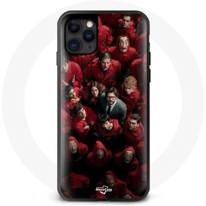 Coque - La casa de Papel - Iphone 11 - Souple - Noir - Saison 4