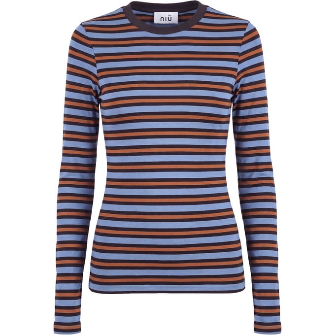 Niu - T-shirt - 480649 - Blue/Rugine