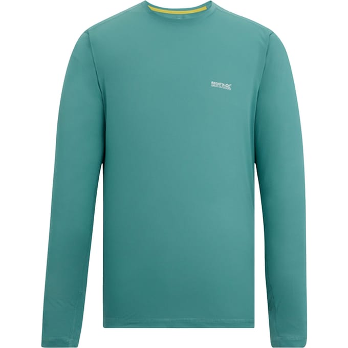 Regatta Heren Mindo Logo Lange Mouwen T-shirt (Arctic)