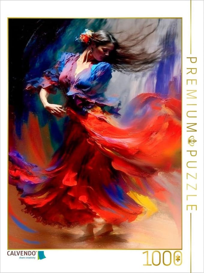 Fotopuzzel 1000 Stukjes Dans: Elegantie en Passie (Formaat 64 x 48 cm)