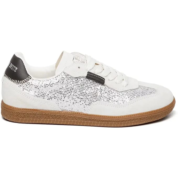 Sneakers van leermix, model 'EMPORIA'