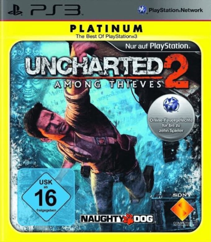 Uncharted 2 Among Thieves-Platinum Duits (PlayStation 3) Nieuw