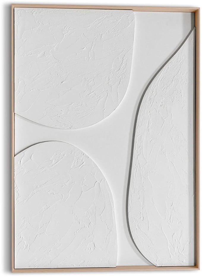 Schilderij 3D Art Stille Vormen - 70 x 50 - Hout - REINDERS