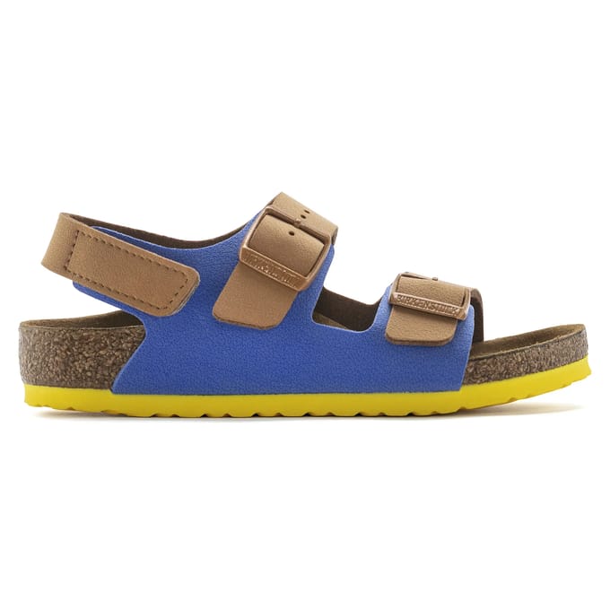 Nubuck kindersandalen Birkenstock Milano HL Birko-Flor