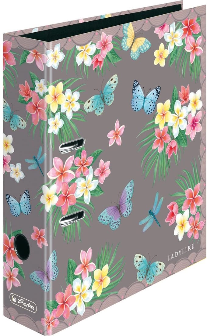 Ordner maX.file A4 8cm Ladylike Butrfl.