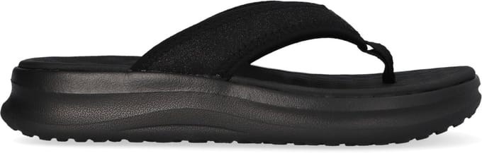 HEYDUDE - Tide Flip Dames Slippers Black/Metallic - Maat 38