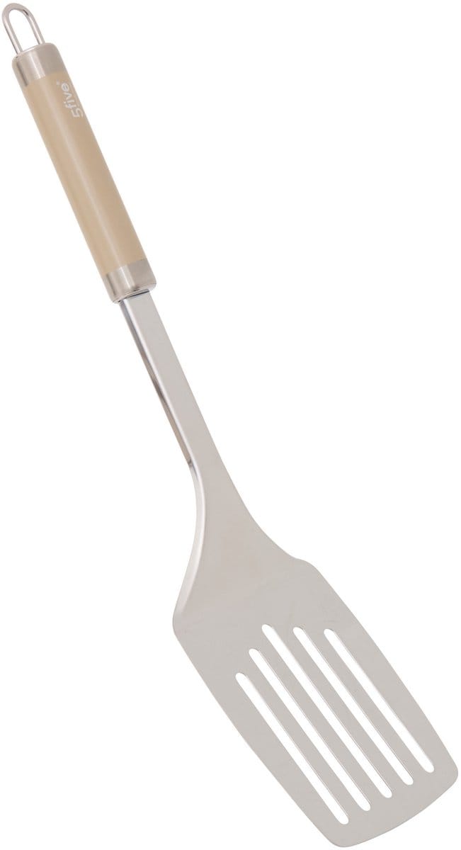 5Five spatel Paris - 34 cm - RVS - aluminium - beige/zilver - keukengerei