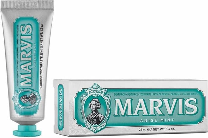 Tandpasta met Fluoride Marvis Munt Anijs (25 ml)