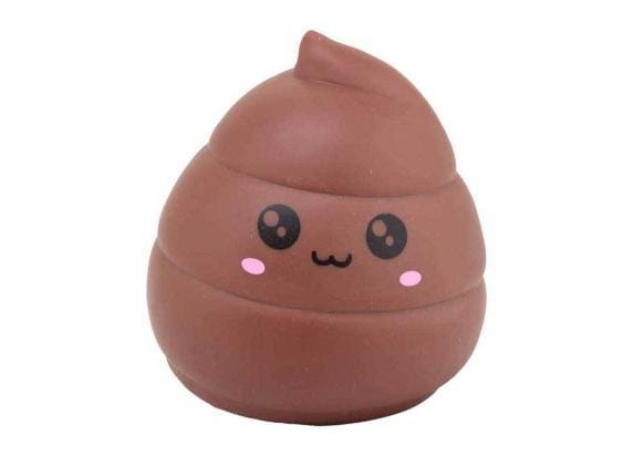 Johntoy speelgoed grote squeeze drol stressbal multicolor.