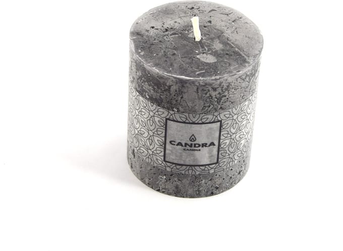 Geurloze Antraciet Kaars van 30 Branduren (8 x 7 cm)