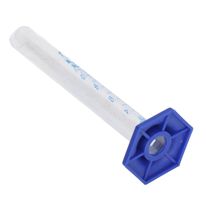 10 PCS Cylindre gradué 10mL Verre Ensemble de cylindres gradués Ustensiles d'expérience de laboratoire white