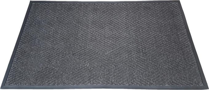 Schoonloopmat Brush Clean 90x150 cm - Deurmat / Entreemat - Grijs
