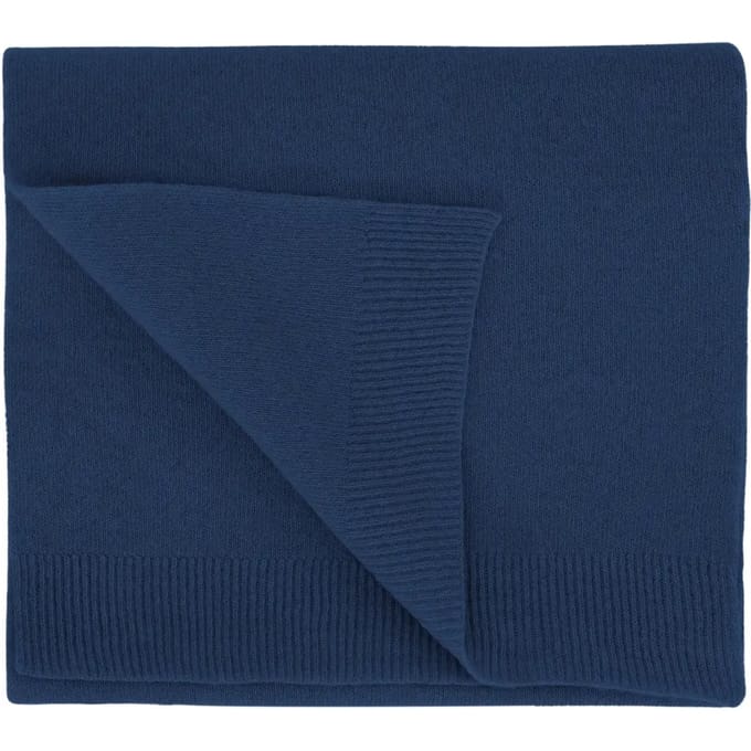 Merino sjaal Colorful Standard marine blue