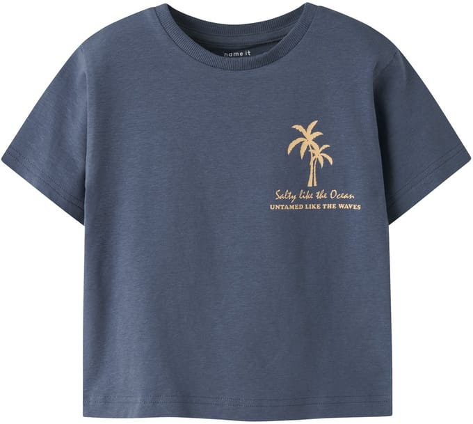 NAME IT MINI - NMMFLOM SS NREG TOP Jongens T-Shirt