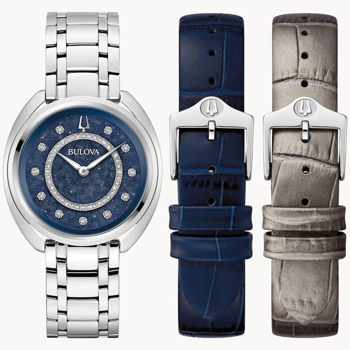 Bulova Duality 96X160 Horloge - Staal - Zilverkleurig - Ø 34 mm