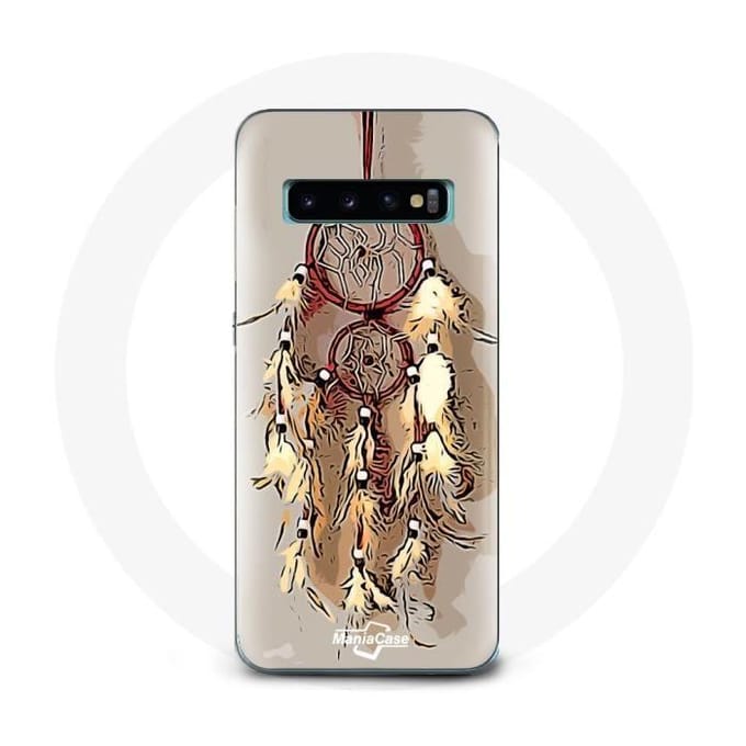Coque - Samsung - Galaxy S10 - Attrape Rêve - Marron - Souple marron