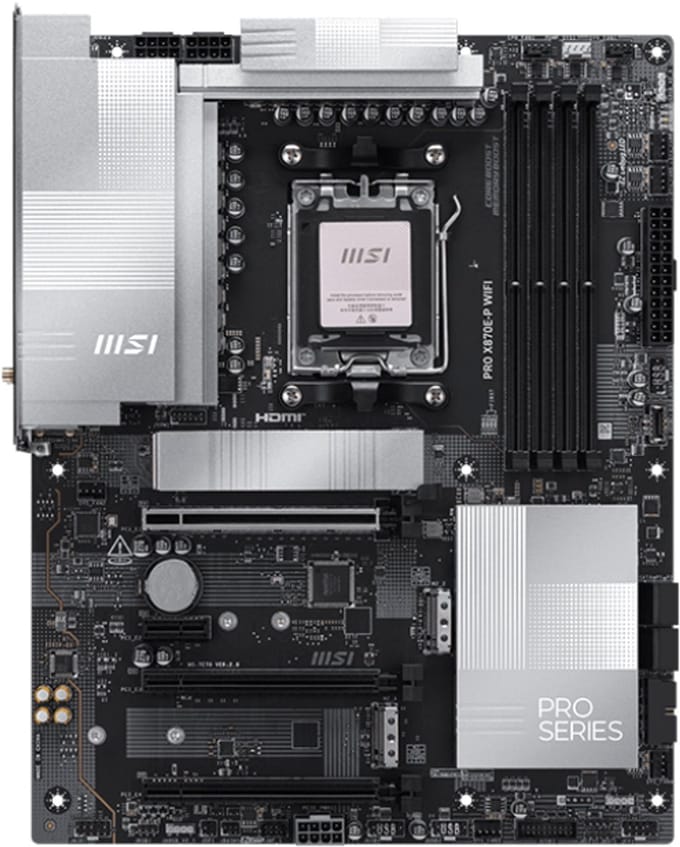 MSI PRO X870E-P WIFI - Moederbord - Socket AM5 - ATX - AMD X870E chipset