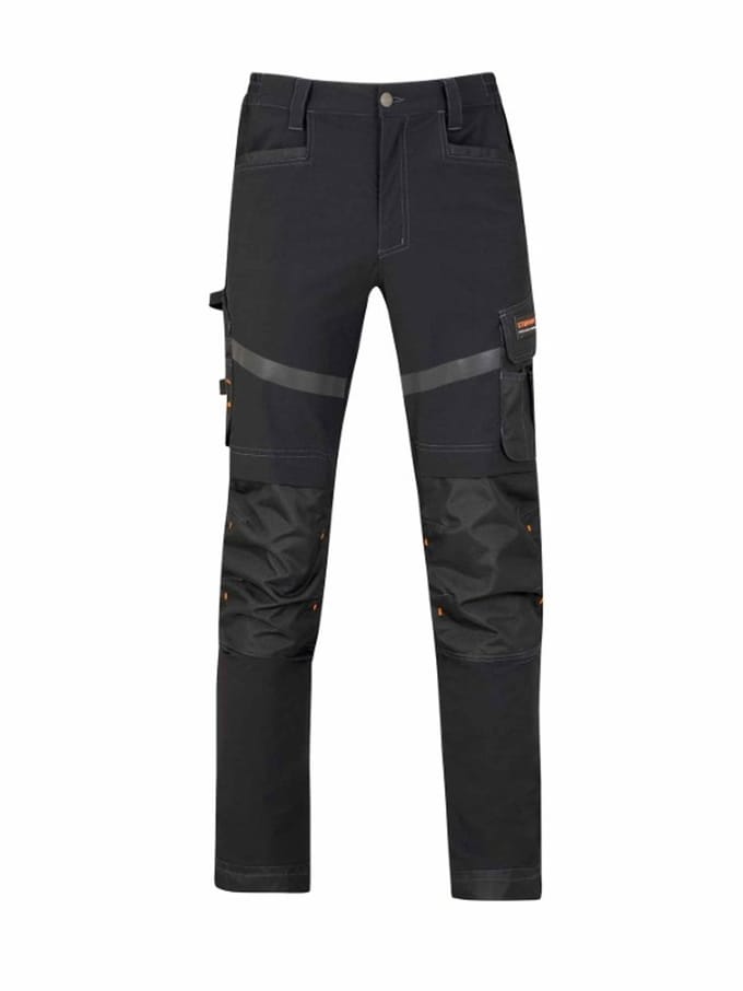 STØRVIK Stef 4-Way Stretch Werkbroek - Heren - Comfort - Maat 2XL - Zwart