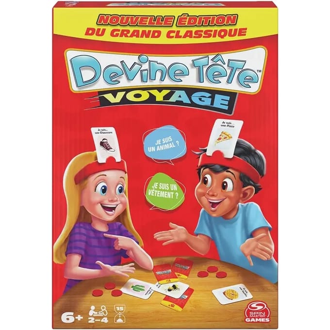 Kaartspellen Spin Master Devine-Tête Voyage