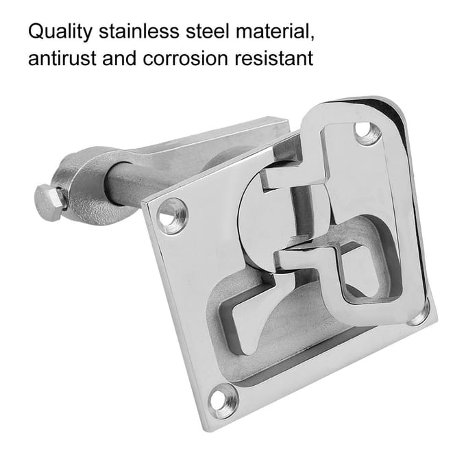 RVS vloerluikvergrendelings-hardware-accessoire voor marineboten gray