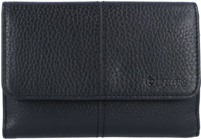 Esquire Verona Portemonnee RFID Leer 14 cm - Dames - Horizontaal - schwarz