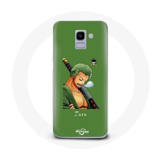 Coque pour Samsung Galaxy A8 2018 One piece Manga Zoro epée