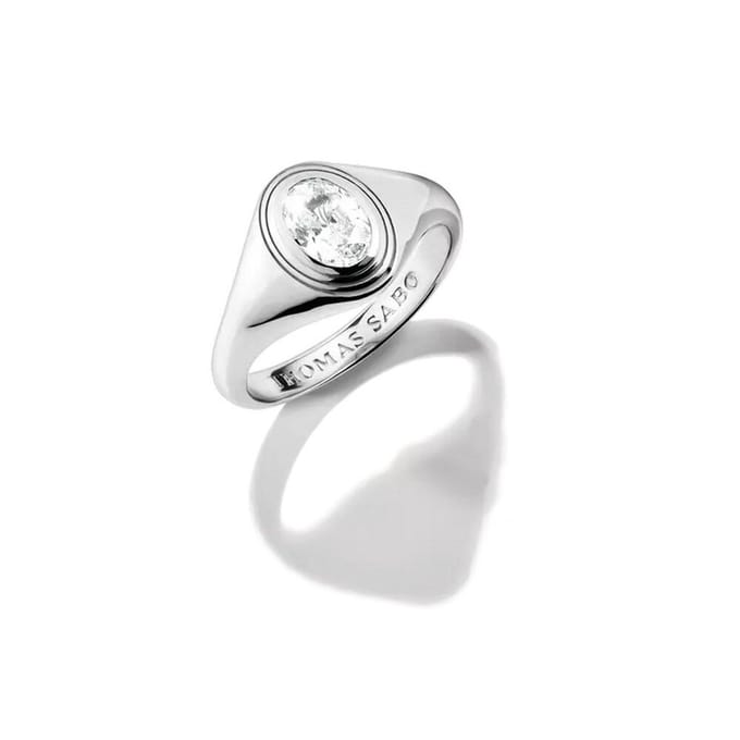 Thomas Sabo - TR2523-051-14-60 - Ring - Dames - 925 Zilver - Bold Elegance - Ringmaat 60