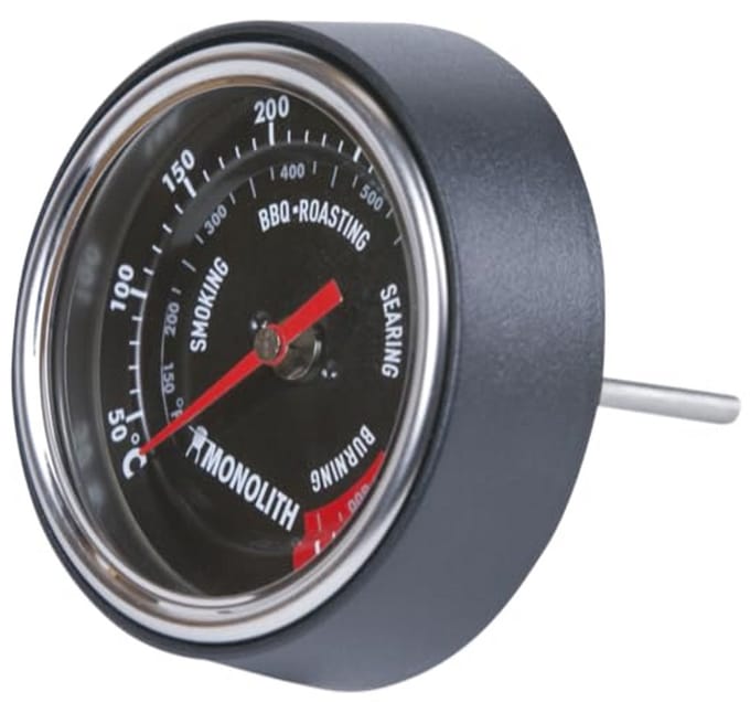 Dome Thermometer Zwart voor Monolith Kamado Grills