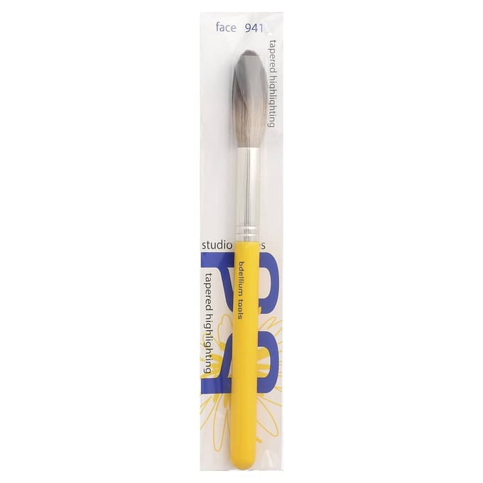Bdellium Tools, Série Standard, Pinceau Illuminateur Conique, Visage 941, 1 Pinceau