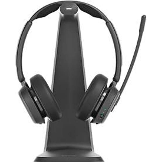 EPOS Impact 1061 ANC On Ear headset Bluetooth Stereo Zwart Noise Cancelling Headset, Incl. oplaad- en dockingstation Computer