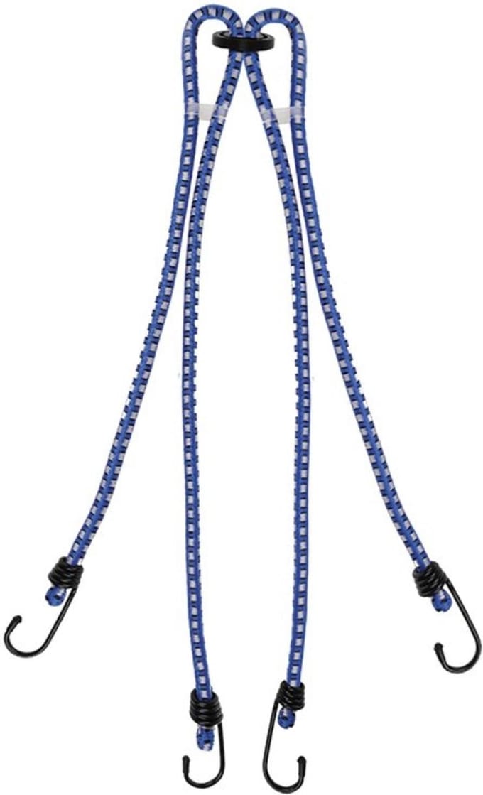 ProPlus Bagagespin - 4-armig - snelbinders met haken - 4 x 60 cm - elastisch - voor fiets/motor