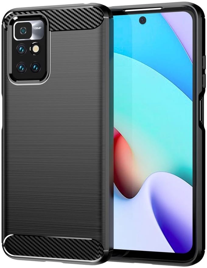 Xiaomi Redmi Note 11 / 11S Hoesje Geborsteld TPU Back Cover Zwart