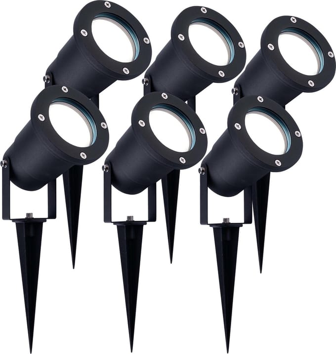 Ledvion - 6X LED Prikspots - IP65 - 5W - 6500K - 1M