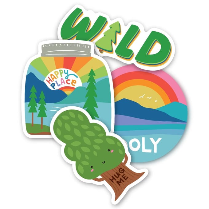 Ooly - Stickiville Stickers: Wild Outdoors - Vinyl (4 Die-Cut)