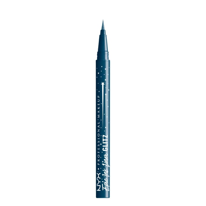 NYX Professional Make Up Epic Ink Liner Glitz Eyeliner - Intense kleur - Metallic - Denim Dazzle - 1 ST