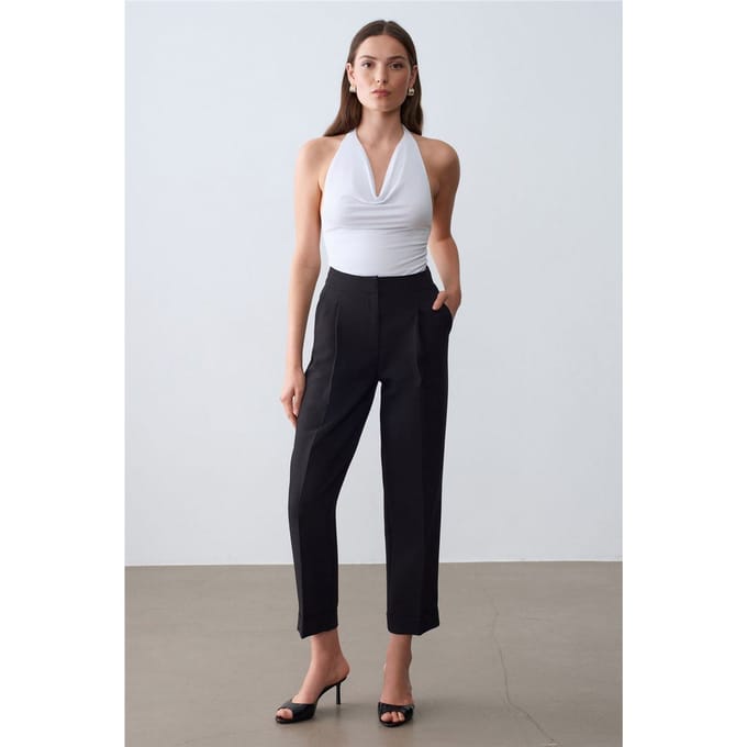 Dames Hoge Taille Rechte Pantalon