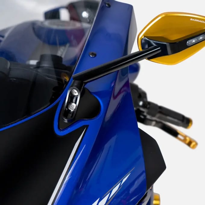 Paar motorspiegel adapters Barracuda R6 2018