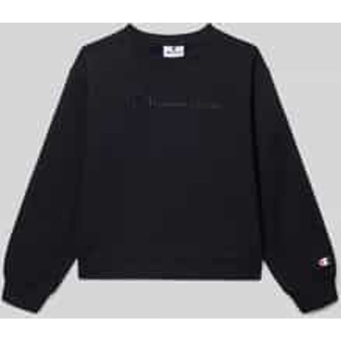 Sweatshirt met labelstitching