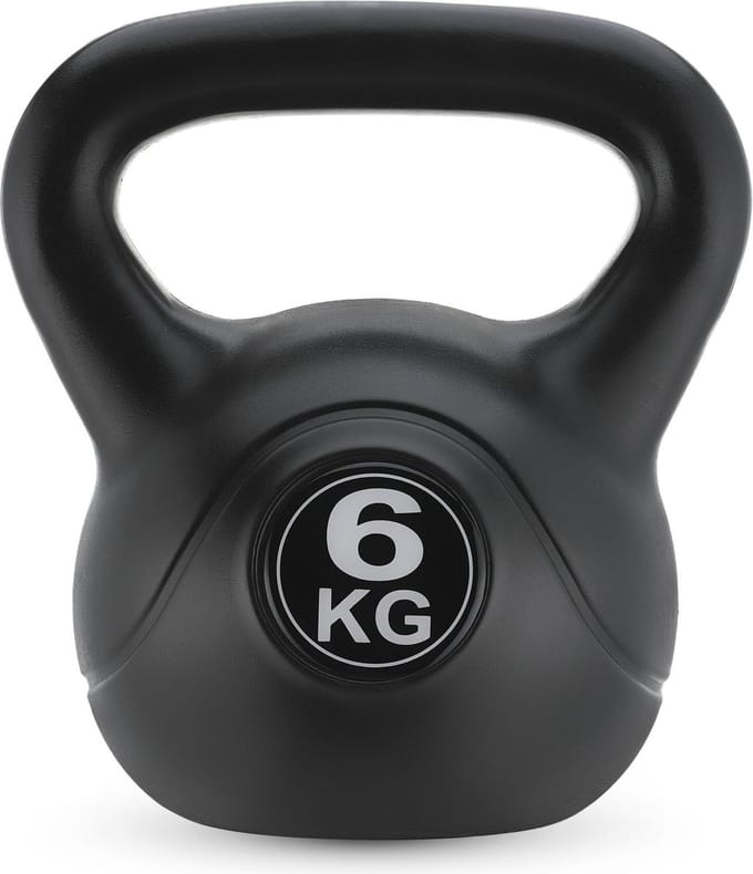 Gymtek® Kettlebell Dumbbell - 6kg - Kettlebell, Halter, Balgewicht