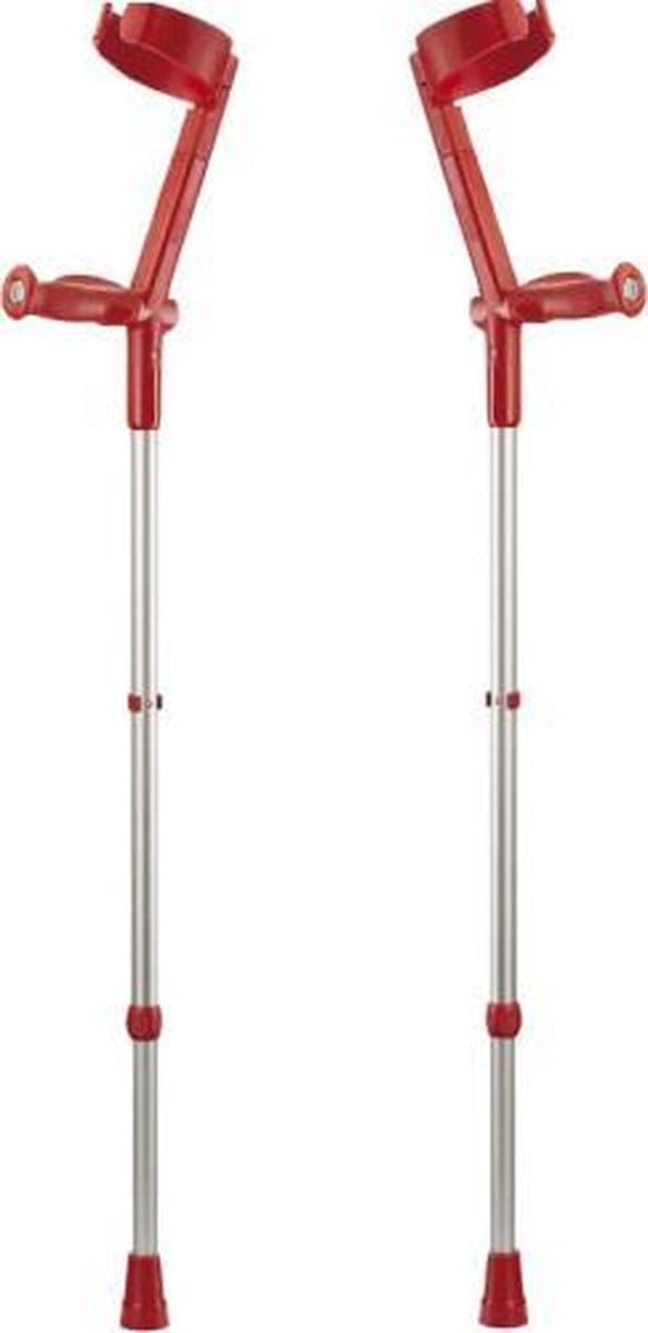 Krukken Met Zachte Handvaten Rood