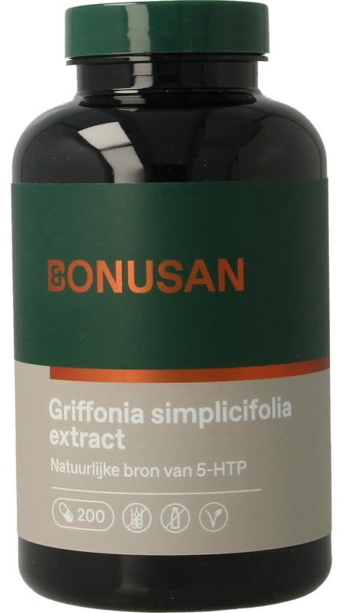Bonusan Griffonia Simplicifolia - 200 Capsules - Voedingssupplement