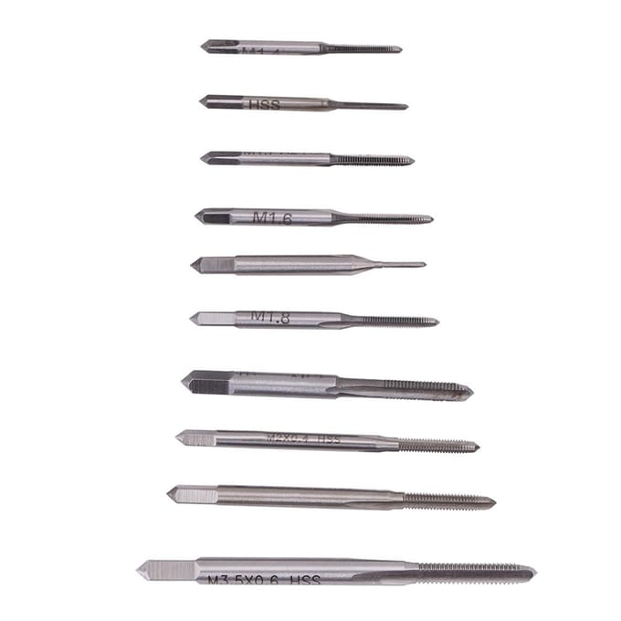 10 stuks Mini M1 tot M3.5 Machine Handtap Draad Draadtappen Draadtappen gray